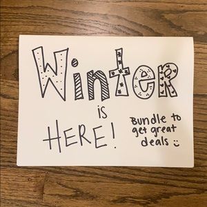 Winter is here - stock up on warm clothing!